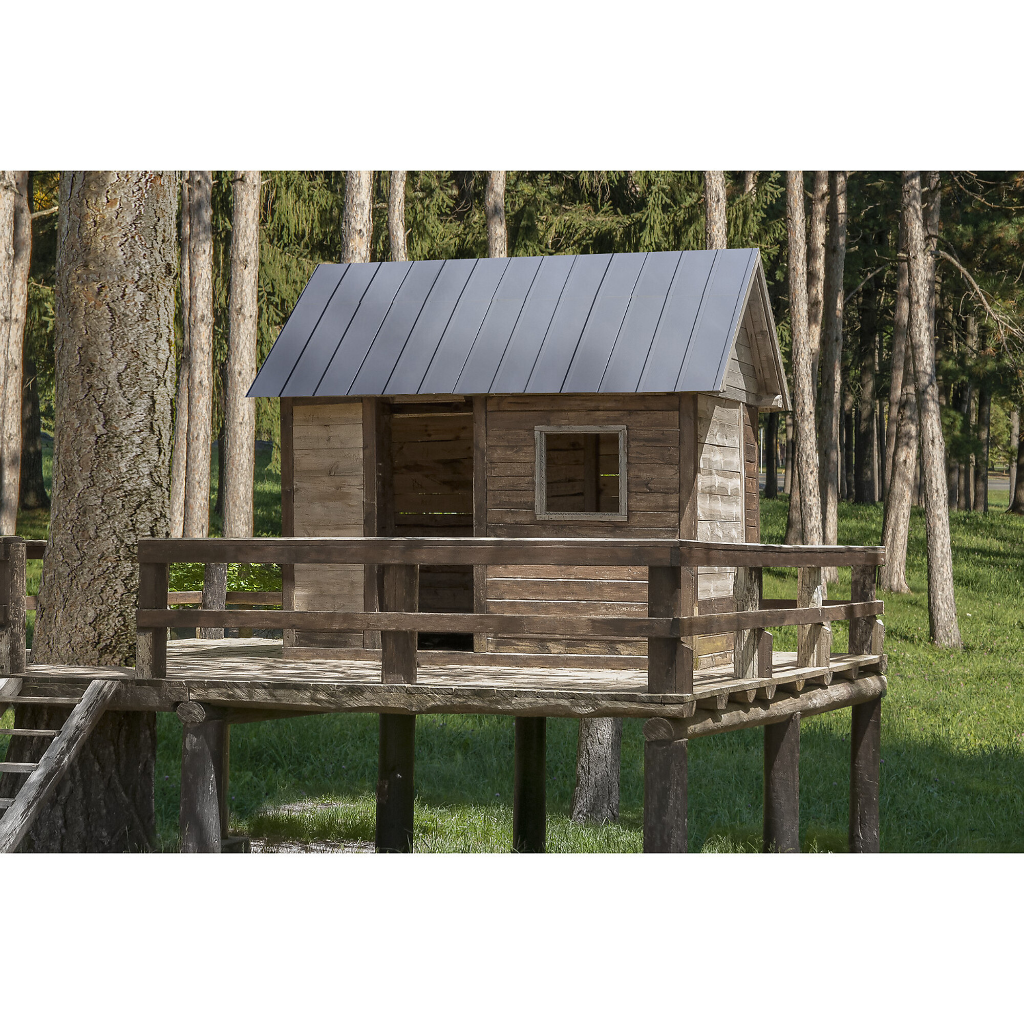Arrow Galvanized Corrugated Steel Roof Panels — 2ft. x 4ft., 34-Gauge, Charcoal, Pack of 8, Model# PAN4527CC
